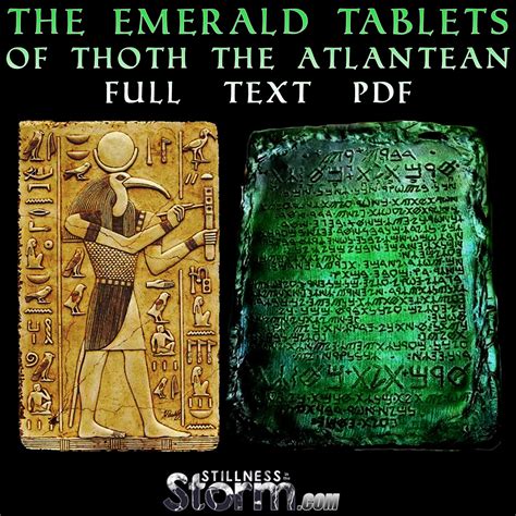 the emerald tablets of thoth pdf